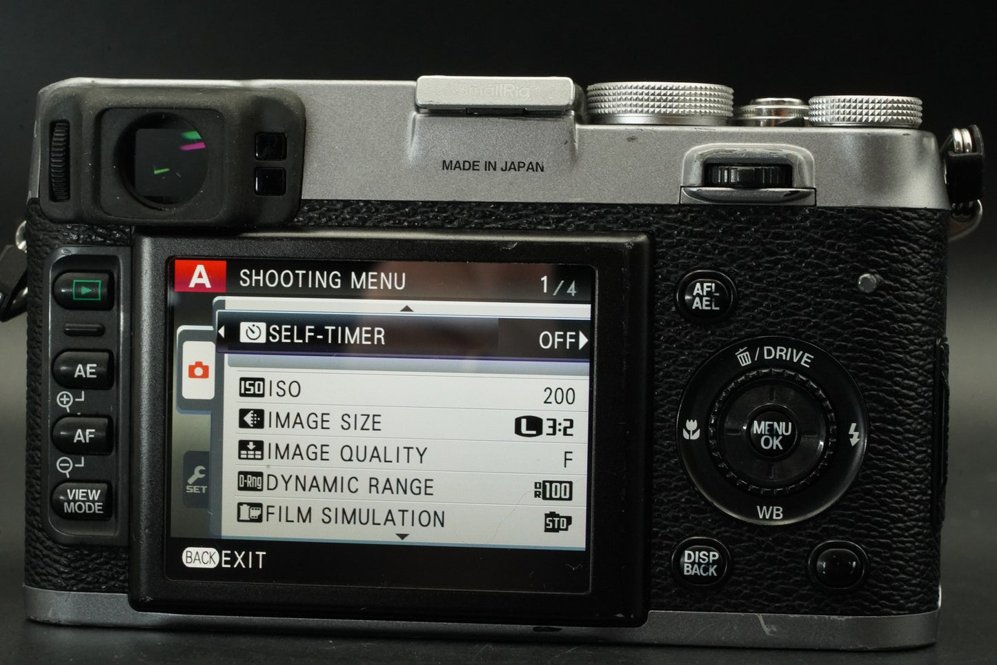 Fujifilm X100 FinePix X Series 12.3MP Silver Digital Camera US Duty Paid 11656