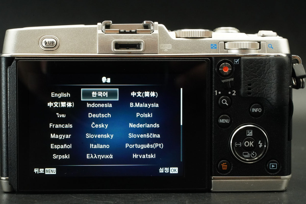 Olympus PEN E-P5 Silver Body Wifi Digital Camera -12763 cuts- #11769