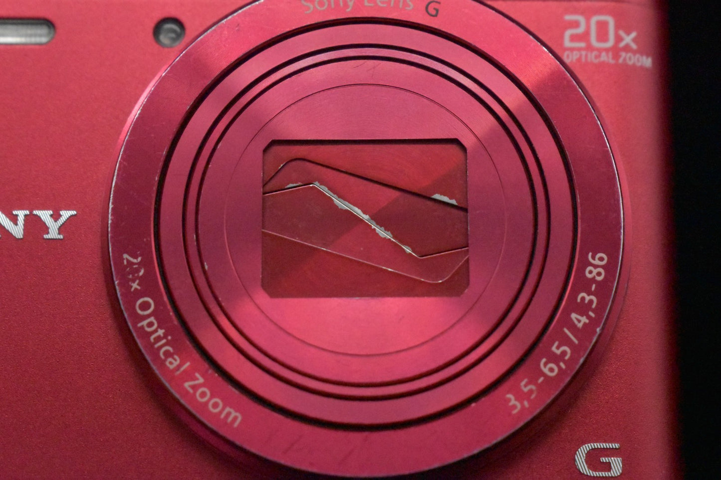 [US Duty Paid] Sony Cyber-shot DSC-WX300 Red Compact Digital Camera 7918