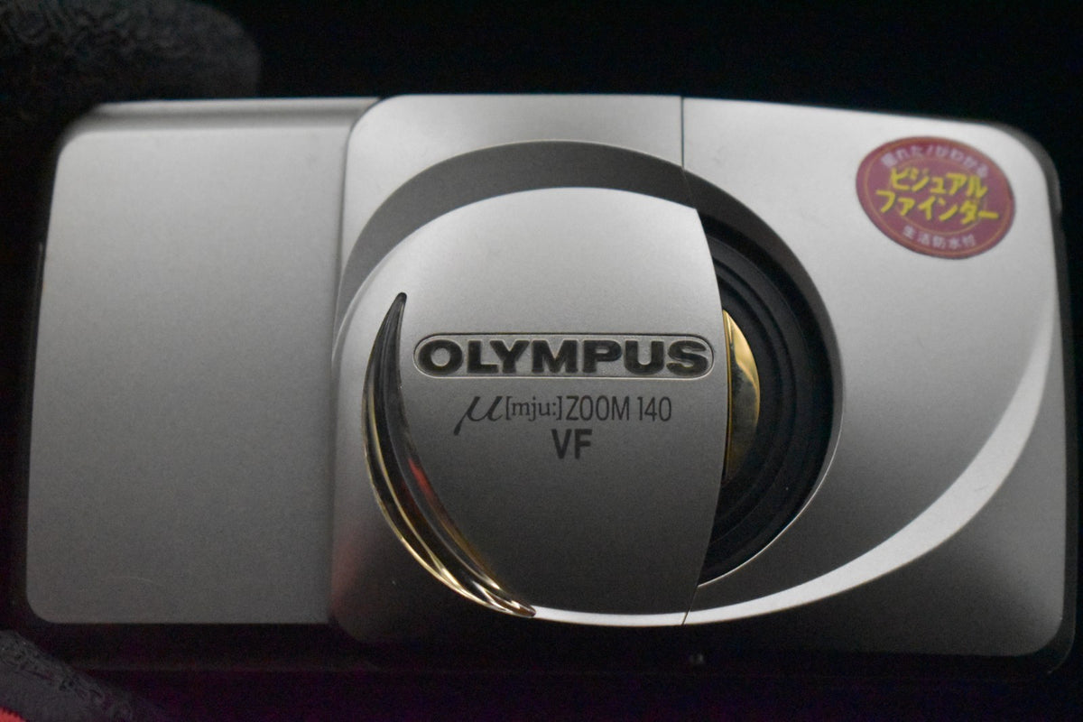 OLYMPUS mju zoom 140 VF 35mm Film Camera Gold From US🇺🇸 [1 Yr Warranty] #9184