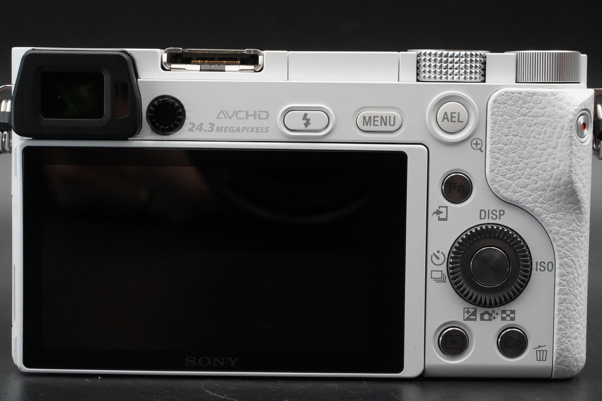Sony Alpha a6000 Mirrorless Camera with 2 Lenses White US STOCK #10857