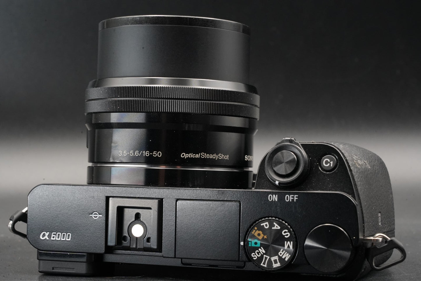 Sony alpha a6000 Digital Mirrorless Camera with Lens Black -4429 cuts- #11203