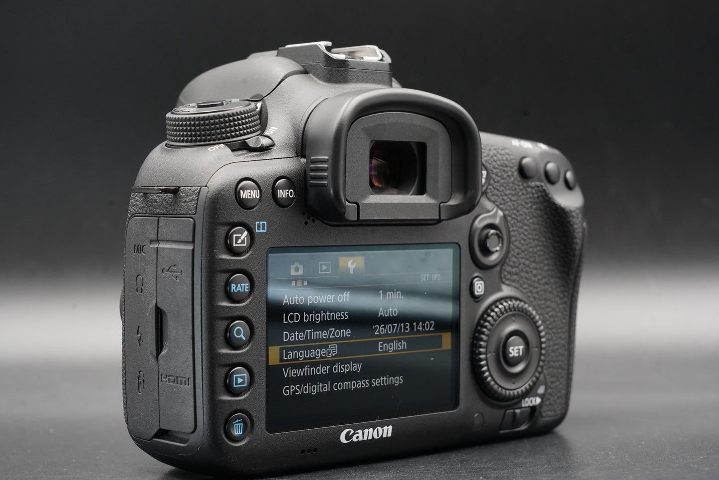 Canon EOS 7D Mark II DSLR Digital SLR Video Camera Used US STOCK #11271