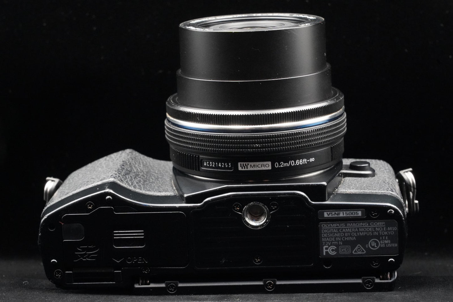 Olympus OM-D E-M10 Digital SLR Camera Black with Lens US Duty Paid 10165