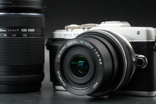 Olympus PEN E-PL7 Digital Camera Silver with 14-42mm Lens US STOCK #11432
