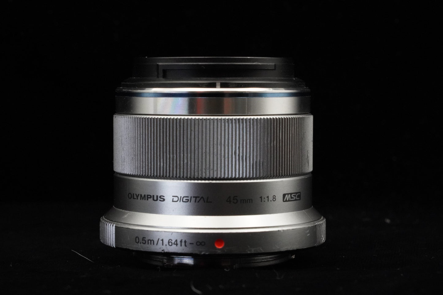 Olympus M.ZUIKO DIGITAL 45mm f/1.8 Lens Silver Japan US Duty Paid 10858