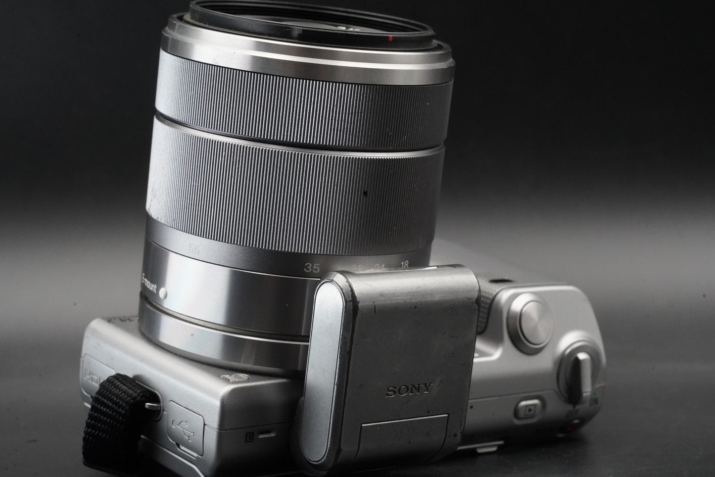 Sony NEX-5 Mirrorless Camera Bundle with 2 Lens Silver #11057