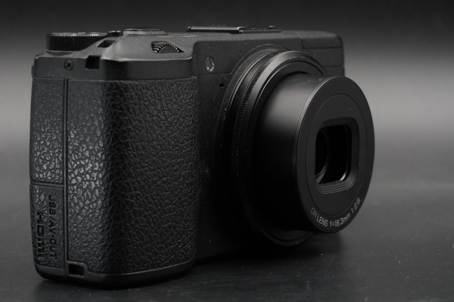 RICOH GR 16.2MP Digital Compact Camera Black JAPAN US Duty Paid 10831