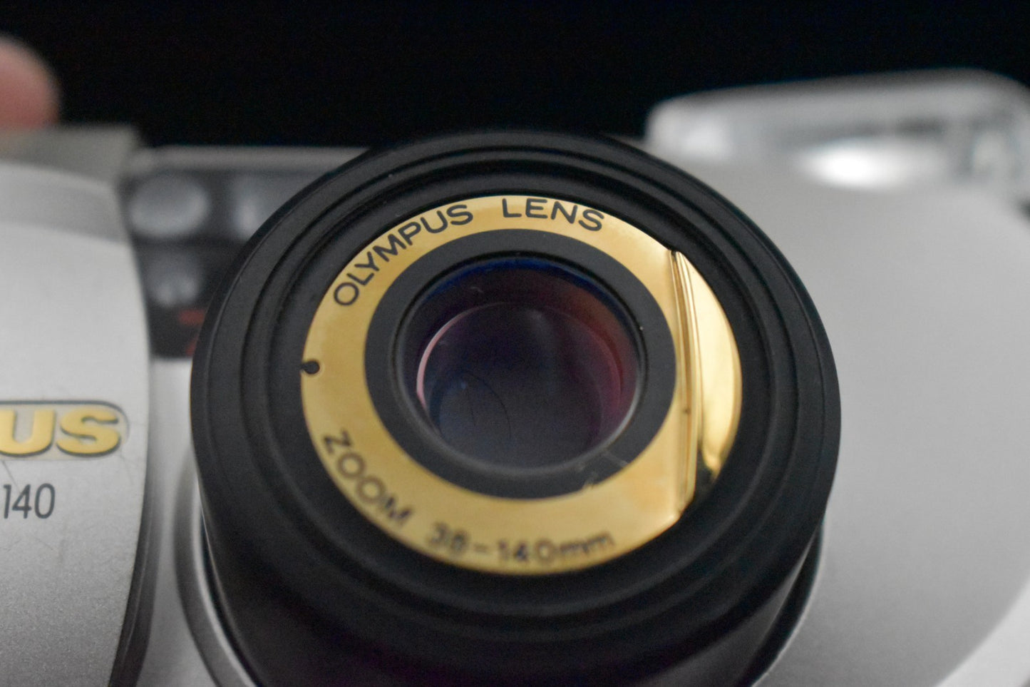 [1 Yr Warranty] OLYMPUS mju zoom 140 VF 35mm Film Camera Gold From US🇺🇸 9118