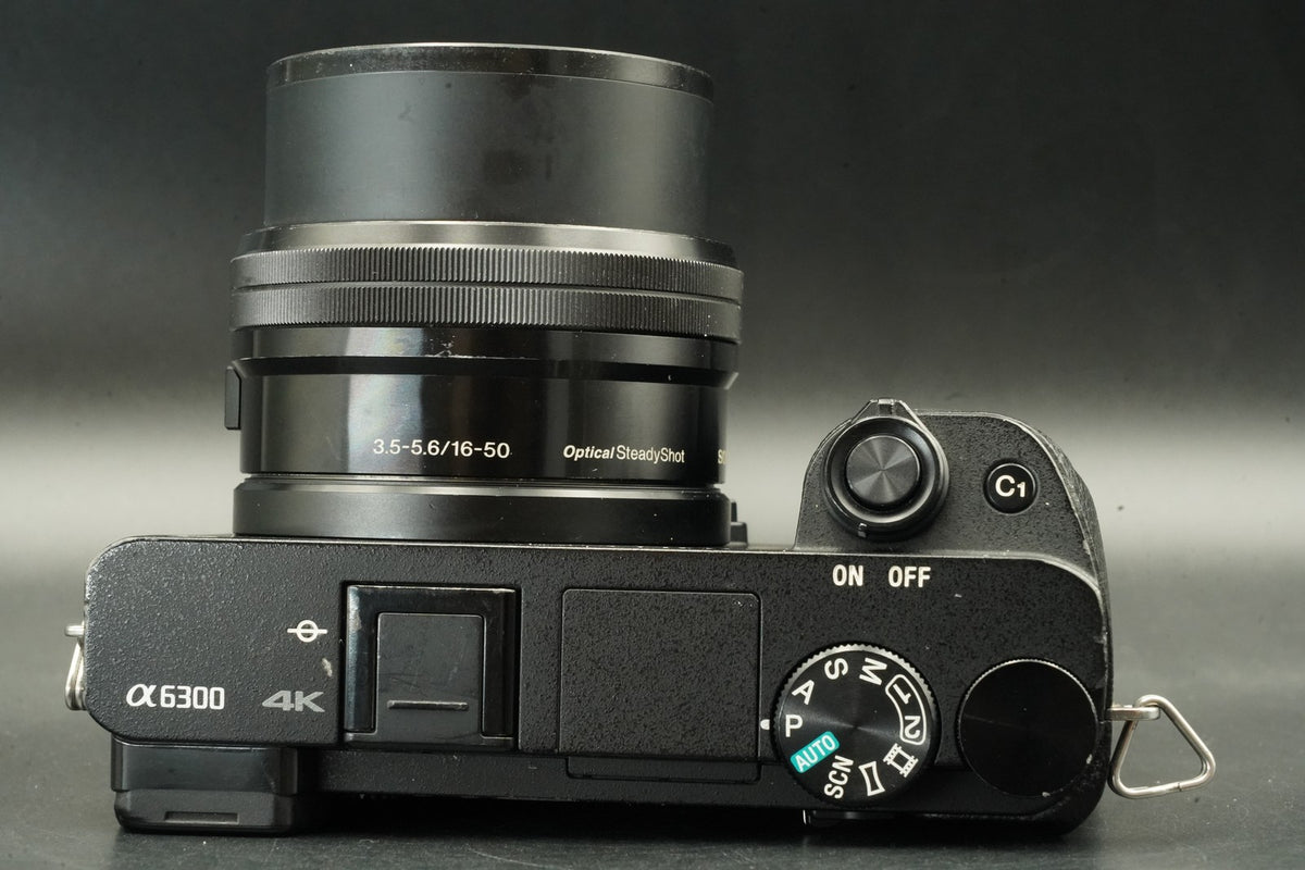 Sony a6300 + 16-50mm PZ Lens Mirrorless Digital Camera Black -12267 cuts- #12103