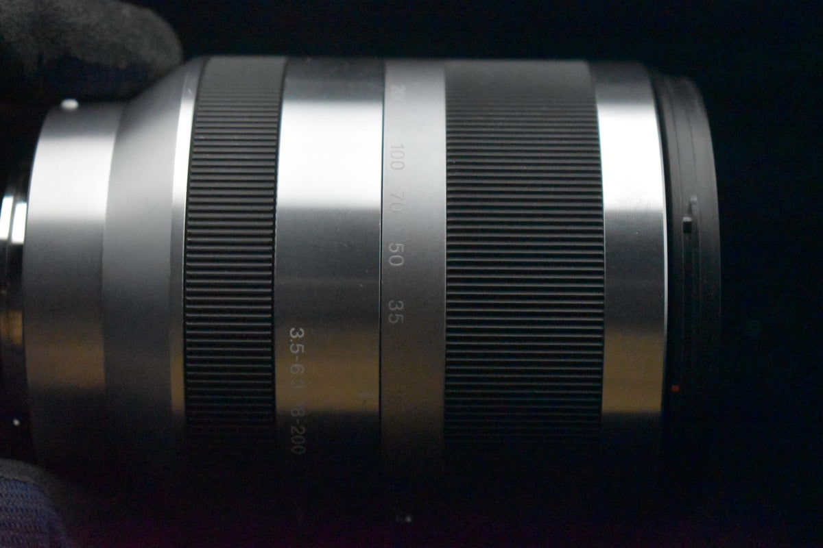 [US Duty Paid] Sony E 18-200mm f/3.5-6.3 OSS silver Lens E Mount SEL18200 9073