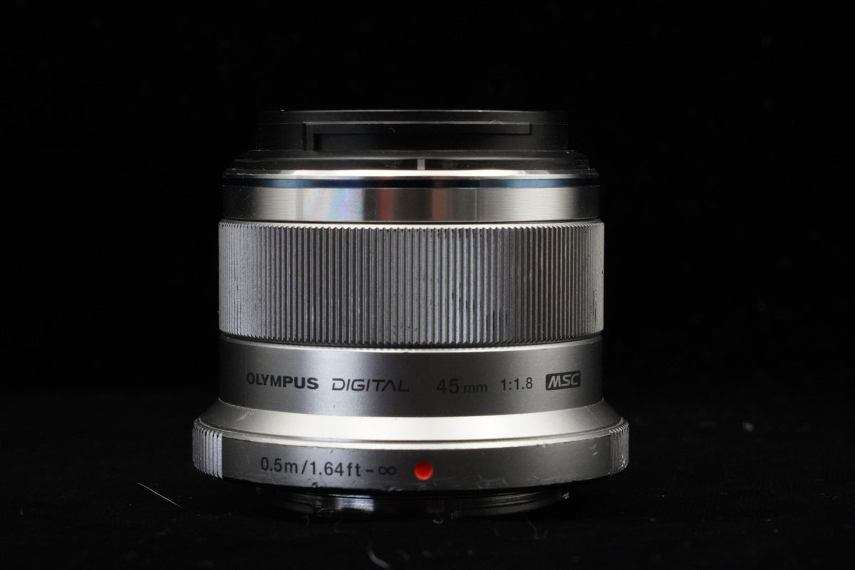 Olympus M.ZUIKO DIGITAL 45mm f/1.8 Lens Silver Japan US STOCK #11260