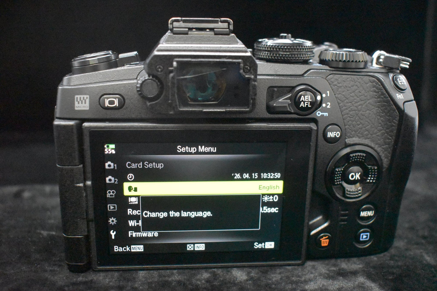 Olympus OM-D E-M1 Mark II Digital Camera Black Body US Duty Paid 10069