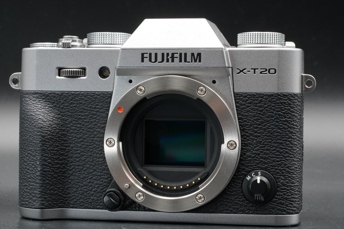Fujifilm X-T20 24mp Mirrorless Digital Camera Body Silve -3345 cuts- #11168