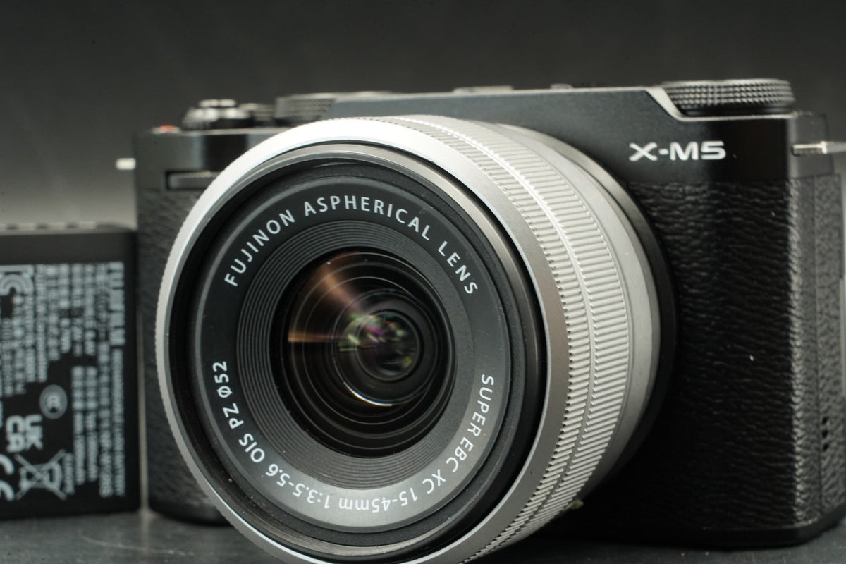 Fujifilm X-M5 Camera Black w/ XC 15-45mm From Japan -2248 cuts- US STOCK #11463