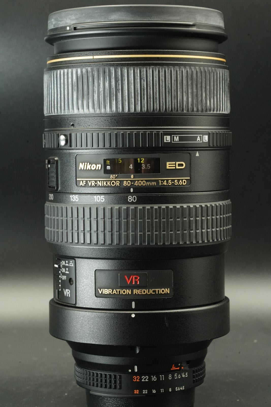 Nikon AF VR NIKKOR 80-400mm F/4.5-5.6 D ED Zoom F mount Lens US STOCK #12031