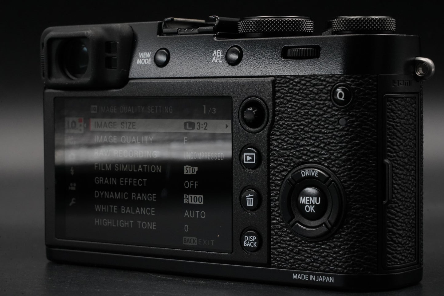 Fujifilm X100F 24.3MP Digital Camera Black From JAPAN US Duty Paid 11092