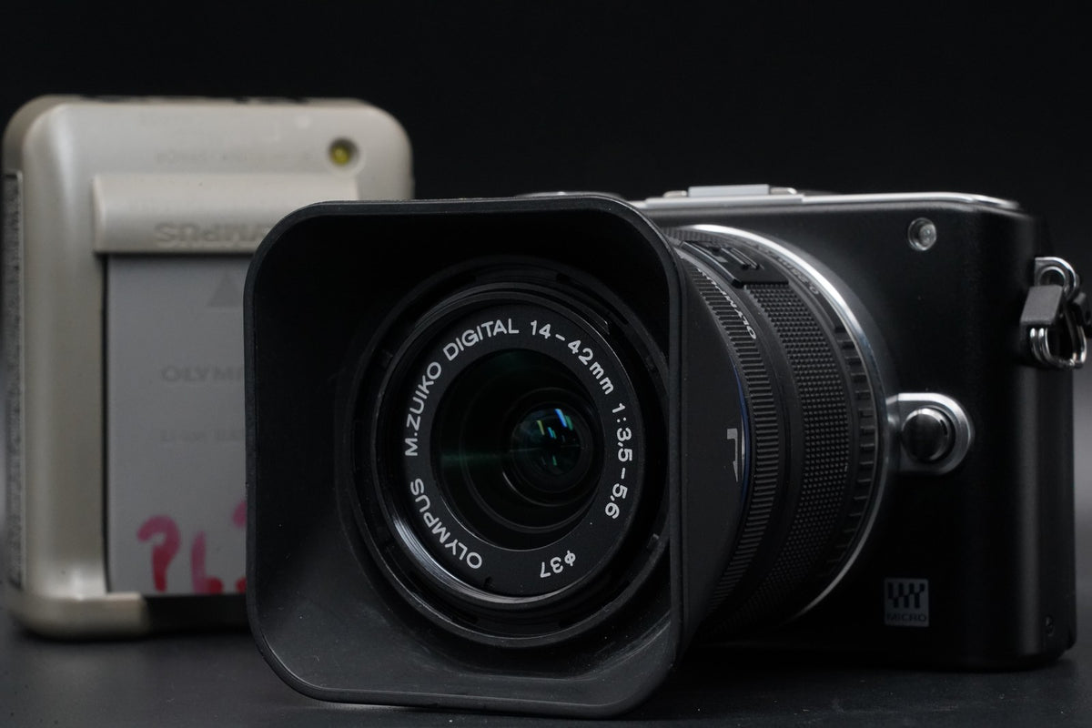 Olympus PEN Lite E-PL3 Black 12.3 MP with Lens US STOCK #10539