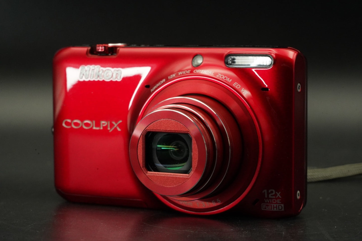 Nikon COOLPIX S6500 16.0MP Compact Digital Camera Red #11868