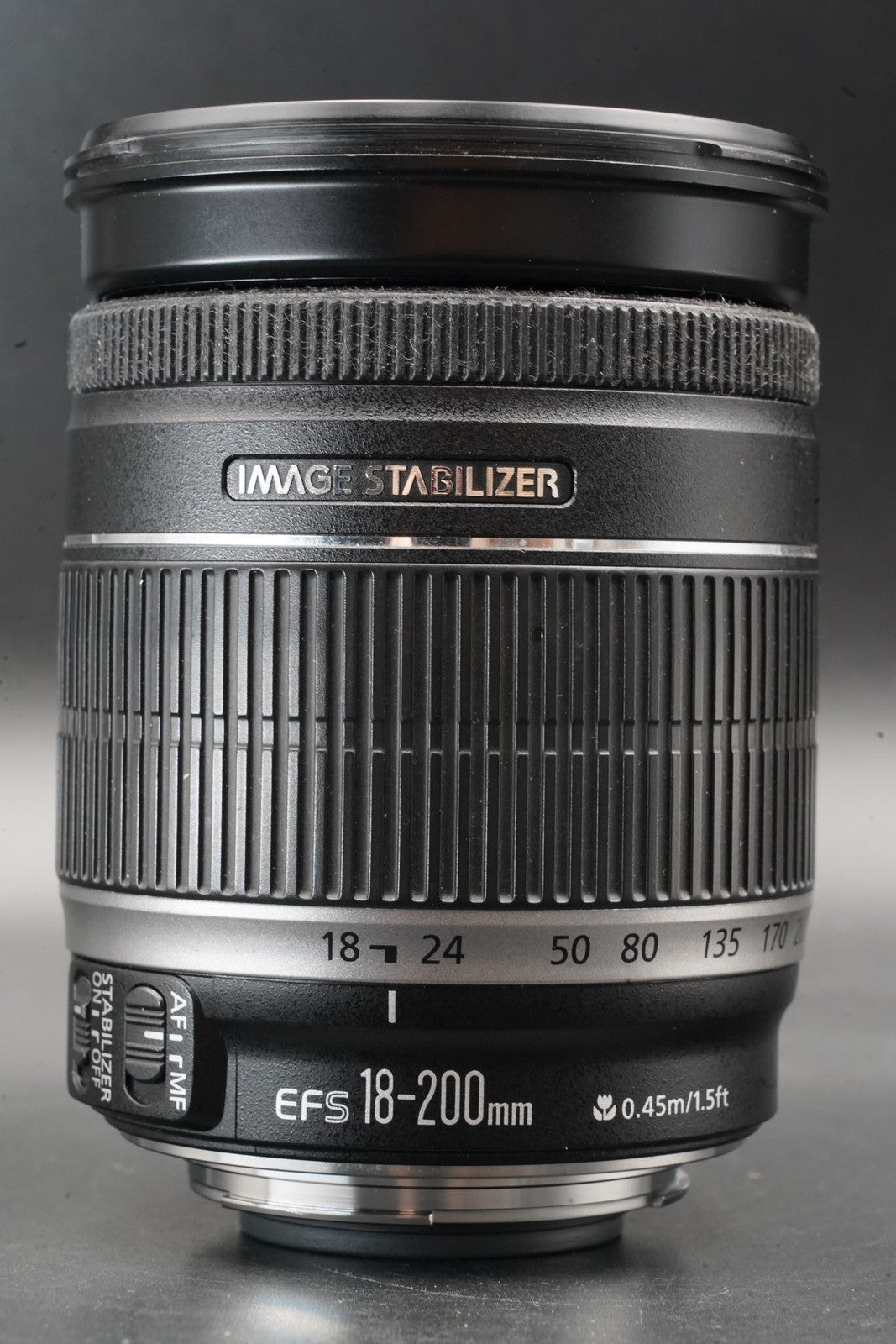 Objectif AF zoom grand angle Canon EF-S 18-200 mm f/3,5-5,6 IS US STOCK #11139