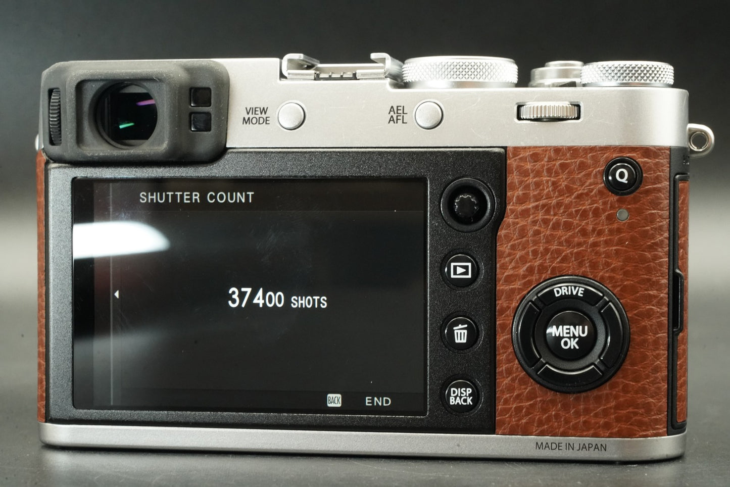Fujifilm X100F 24.3MP Digital Camera Brown Japan -37400 cuts- #11776