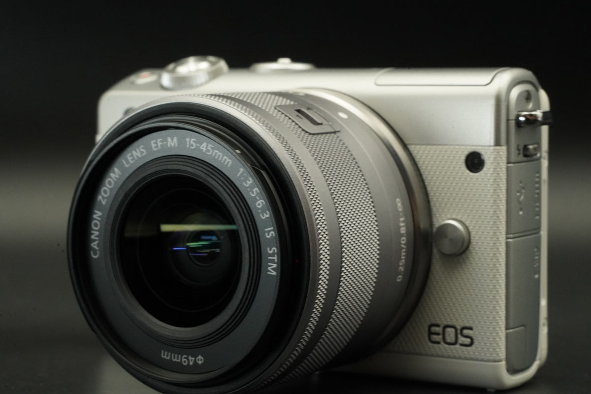 Canon EOS M100 Digital Camera 15-45mm White EF-M Mount #11772
