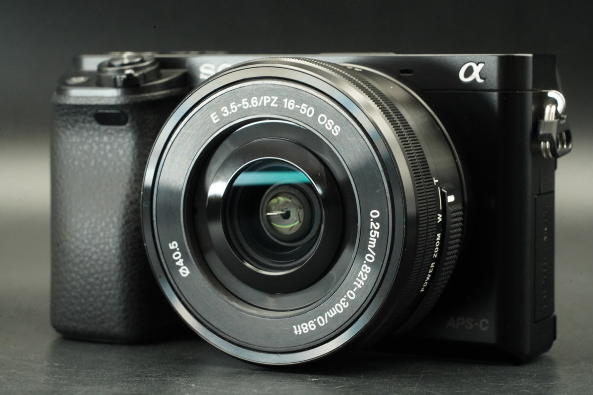 Sony alpha a6000 Digital Mirrorless Camera with Lens Black -4264 cuts- #12198