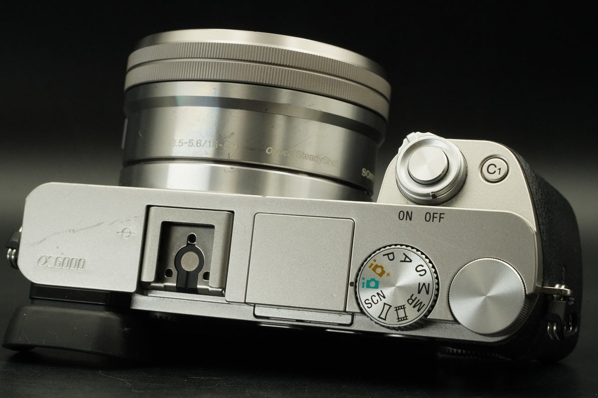 Sony a6000 Digital Camera Silver w/ 16-50 + 55-210mm -12773 cut- #12446