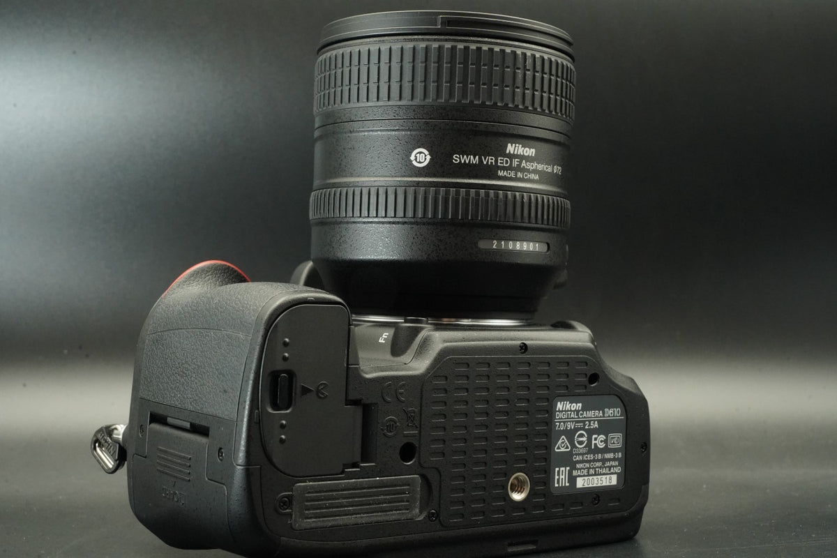 Nikon D610 Digital SLR Full Frame Camera w/ AF-S 24-85mm -1308 cuts- #11307