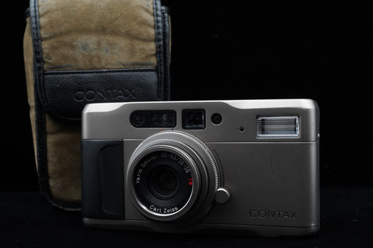 Contax TVS Point & Shoot 35mm Film Vintage Camera [] Tested! US STOCK #9610