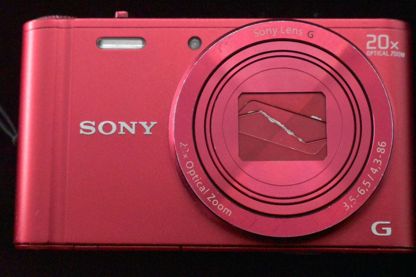 [US Duty Paid] Sony Cyber-shot DSC-WX300 Red Compact Digital Camera 7918