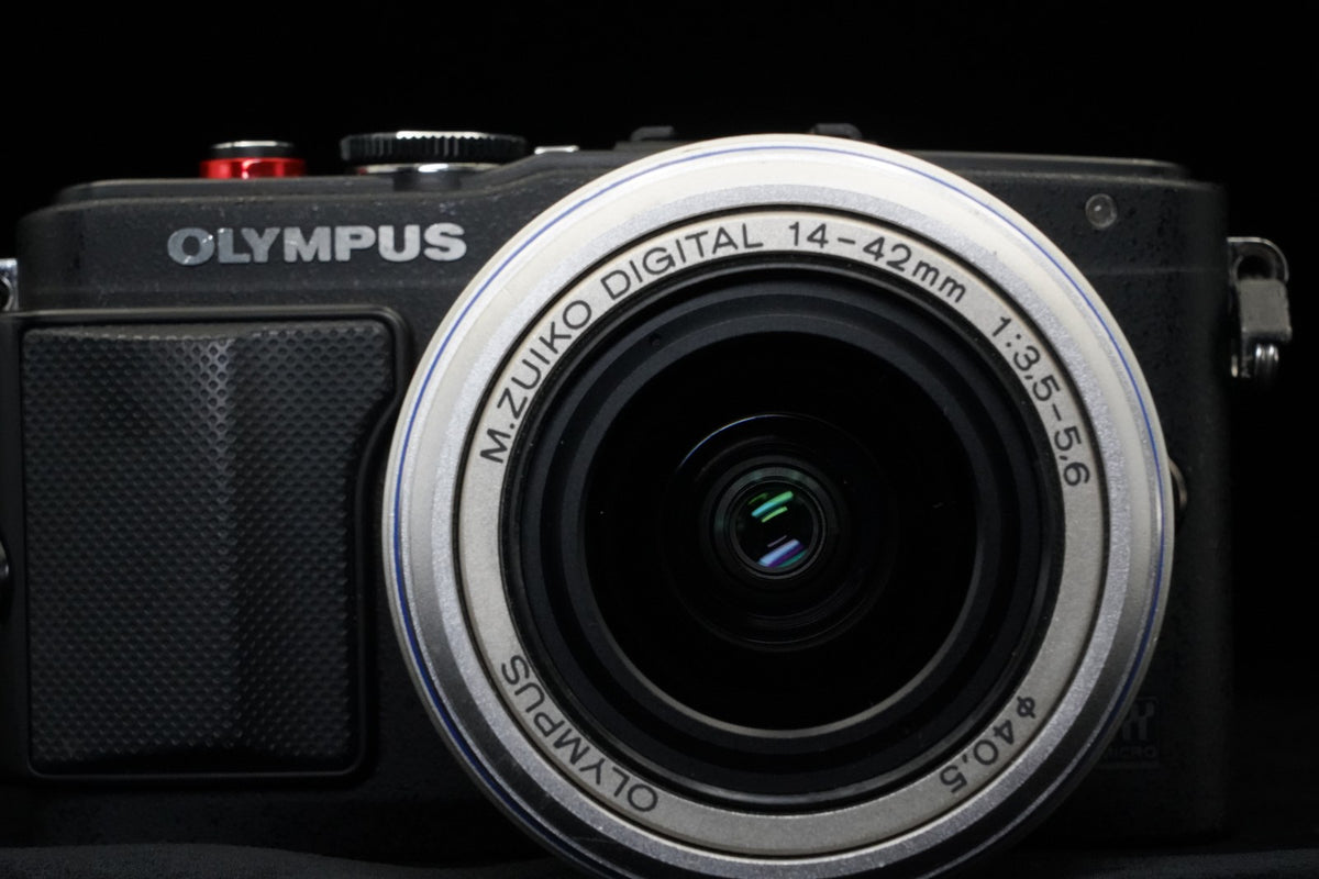 Olympus Pen Lite E-PL6 16.0MP Body Black w/ Lens US STOCK #10224