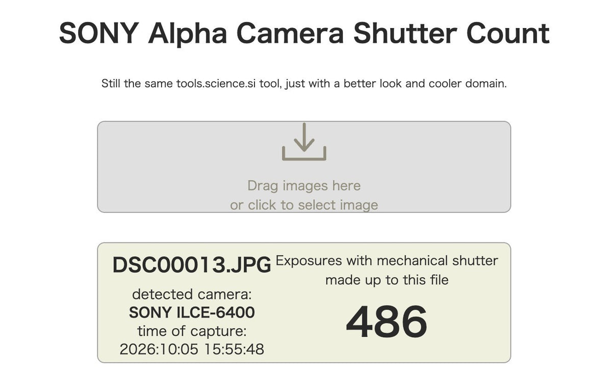 Sony A6400 Digital Camera Black w/ 16-50mm Lens -486 cuts- #12528