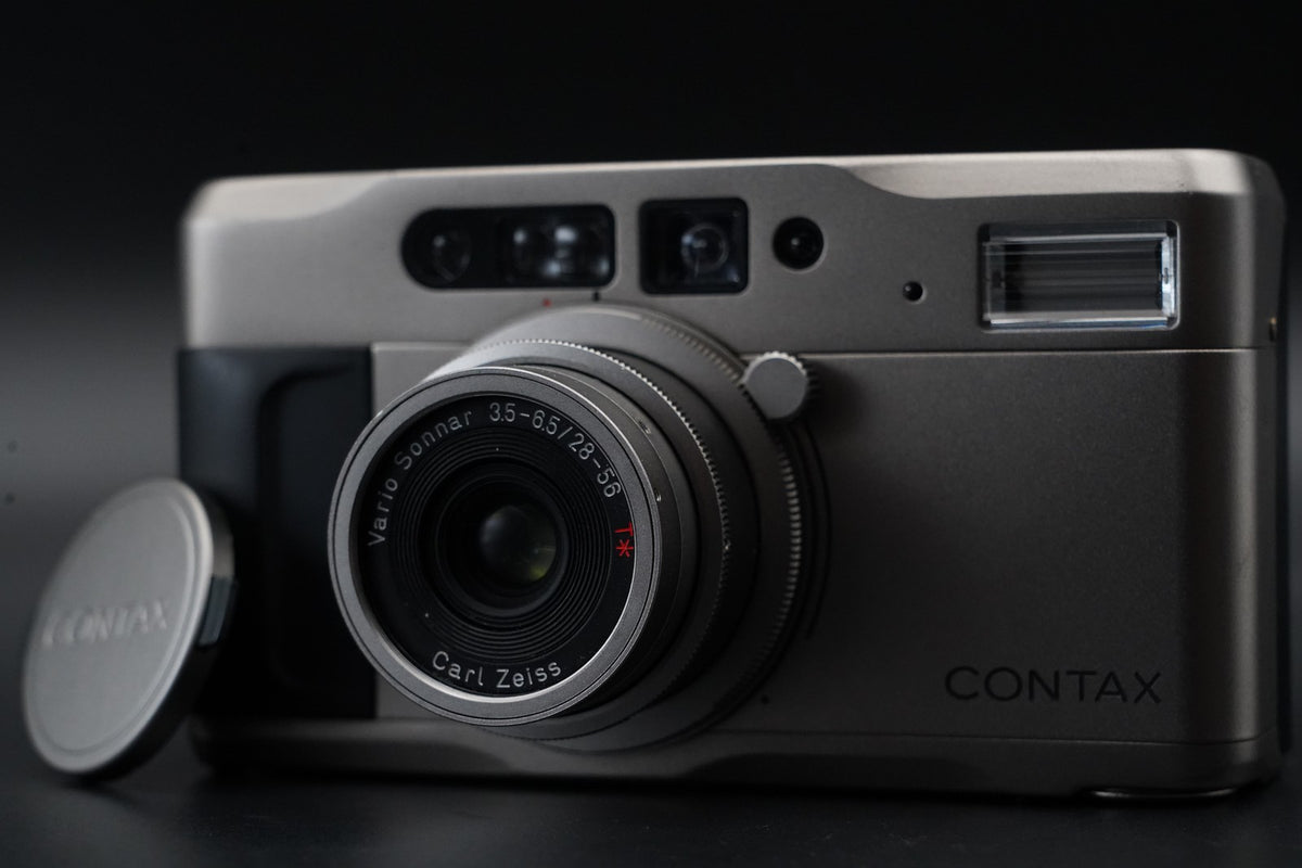 Contax TVS Point & Shoot 35mm Film Vintage Camera Tested! US STOCK #9609