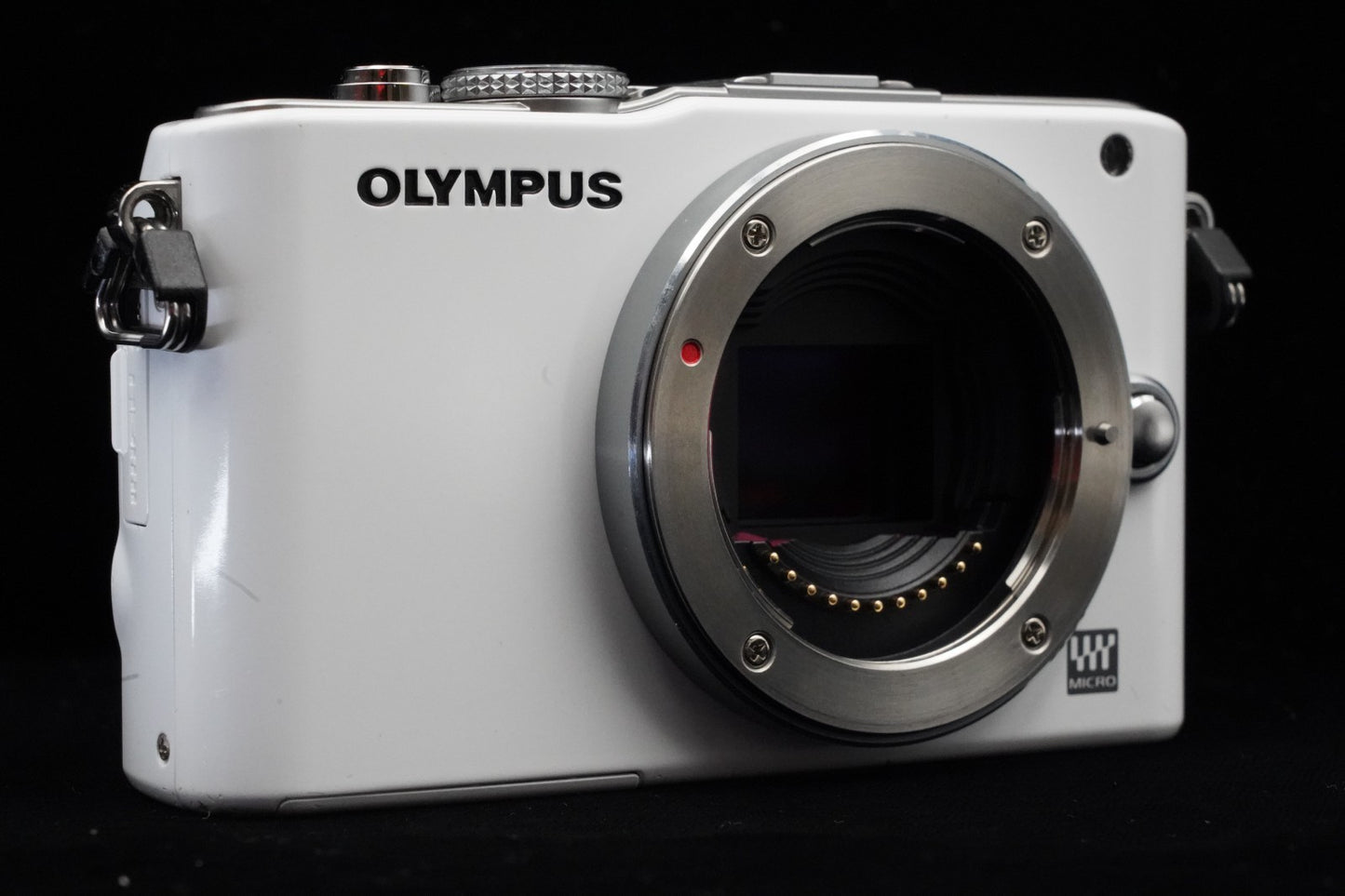 [US Duty Paid] Olympus PEN Lite E-PL3 White 12.3 MP Body Only From US🇺🇸 9449