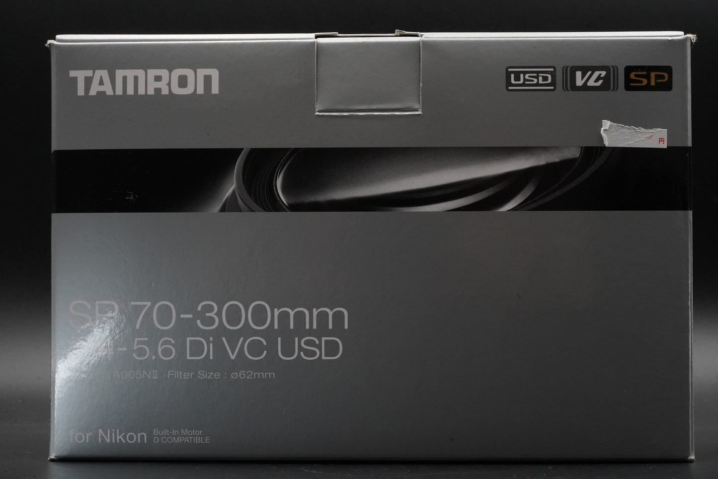 [ALMOST UNUSED] Tamron A005 SP 70-300mm f/4-5.6 Di VC USD for Nikon 10864