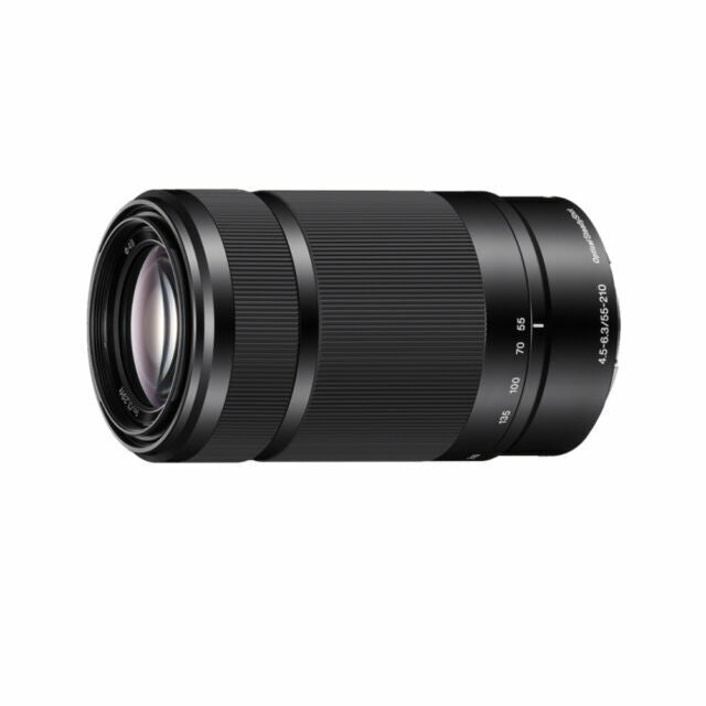 Sony 55-210mm F/4.5-6.3 E Mount OSS Teleobjetivo Lente SEL55210 Negro 9211
