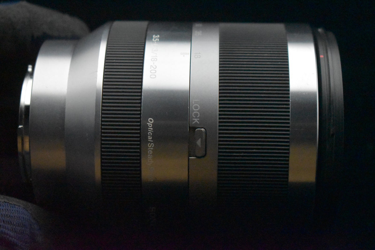 [US Duty Paid] Sony E 18-200mm f/3.5-6.3 OSS silver Lens E Mount SEL18200 9073