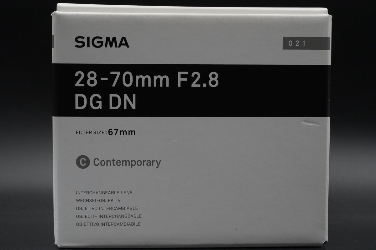 SIGMA 28-70mm f/2.8 DG DN Contemporary Lens for SONY E Japan [Mint in Box #11626