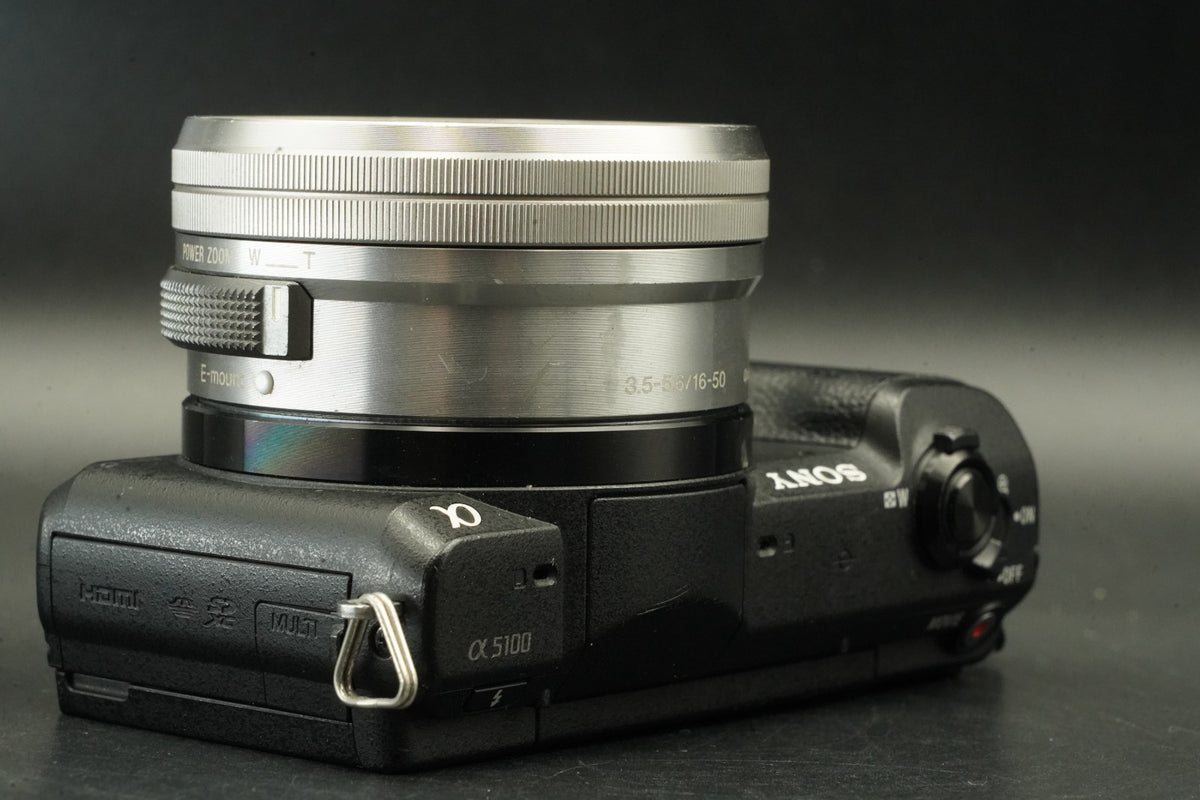 Sony Alpha a5100 Mirrorless Digital Camera w/ Lens Black -31000 cuts- #12535