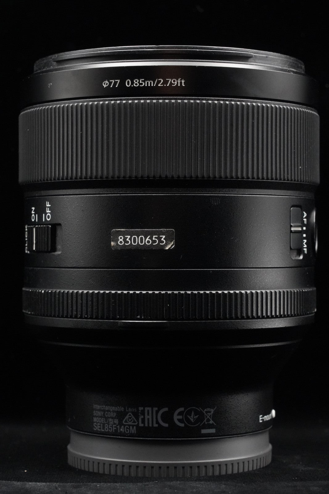 SONY FE 85mm F/1.4 GM G Master SEL85F14GM E-mount US DUTY PAID 10259