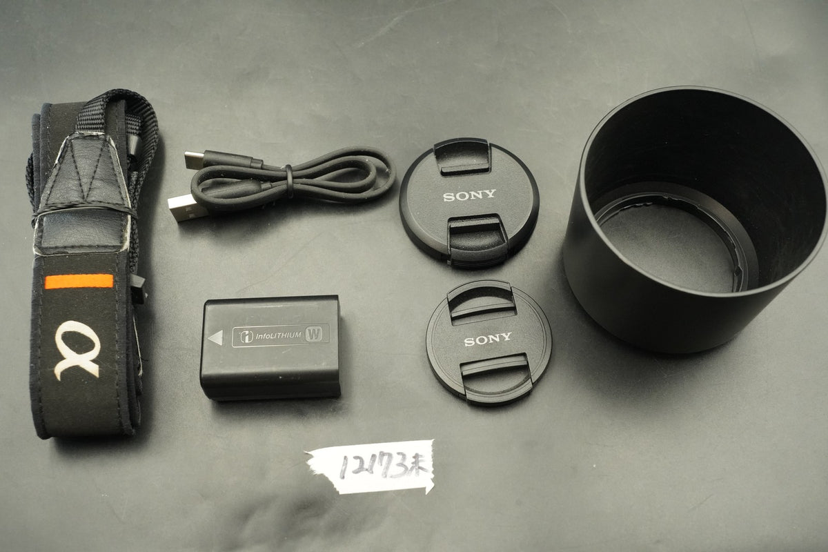 Sony A6400 Mirrorless Digital Camera with 2 Lenses Silver -595 cuts- #12173