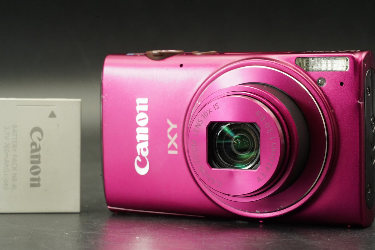 Canon IXY 620F Pink ELPH 330 12.1MP 10x zoom Digital Camera #12441