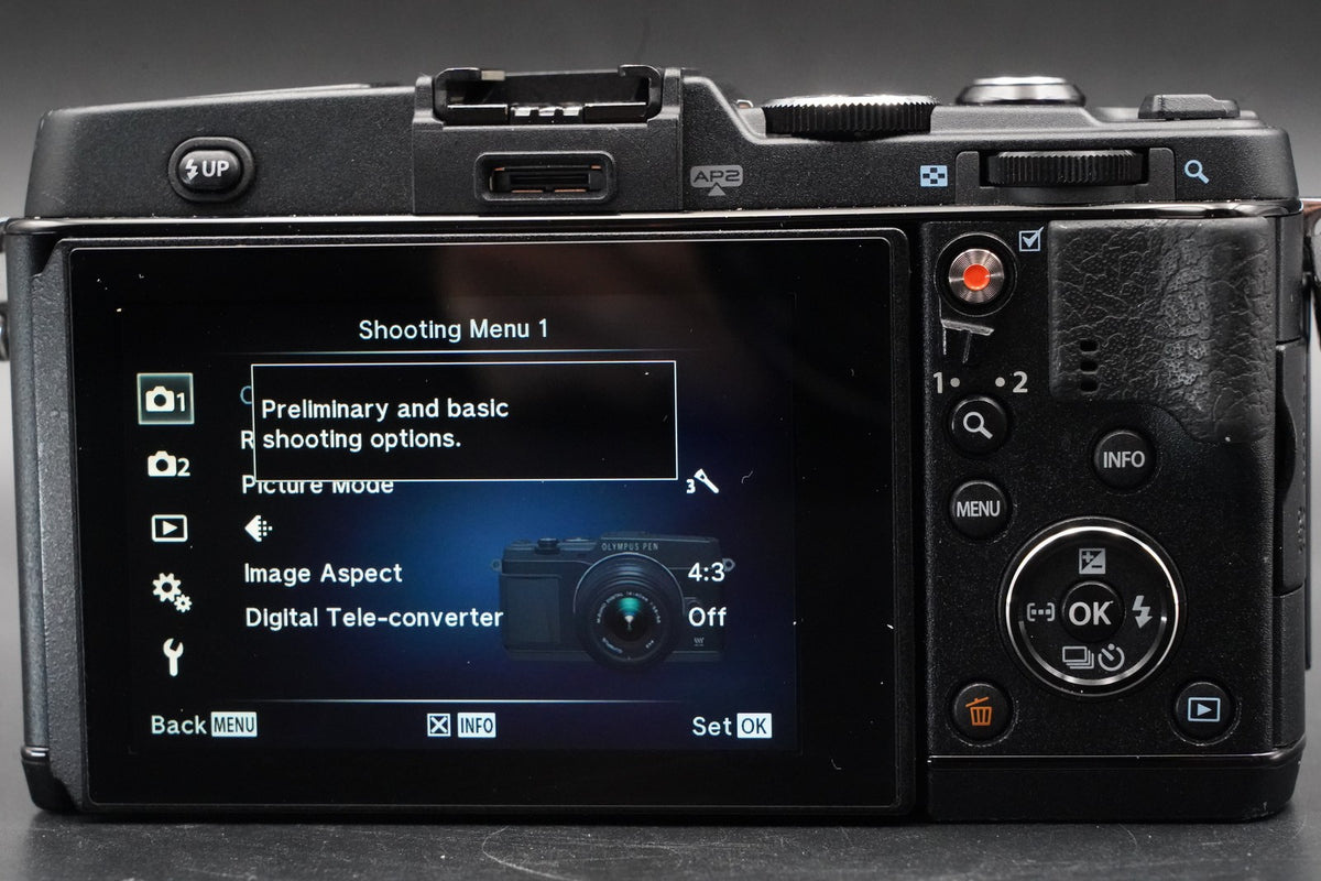 Olympus PEN E-P5 Black Body Wifi Digital Camera US STOCK #11047