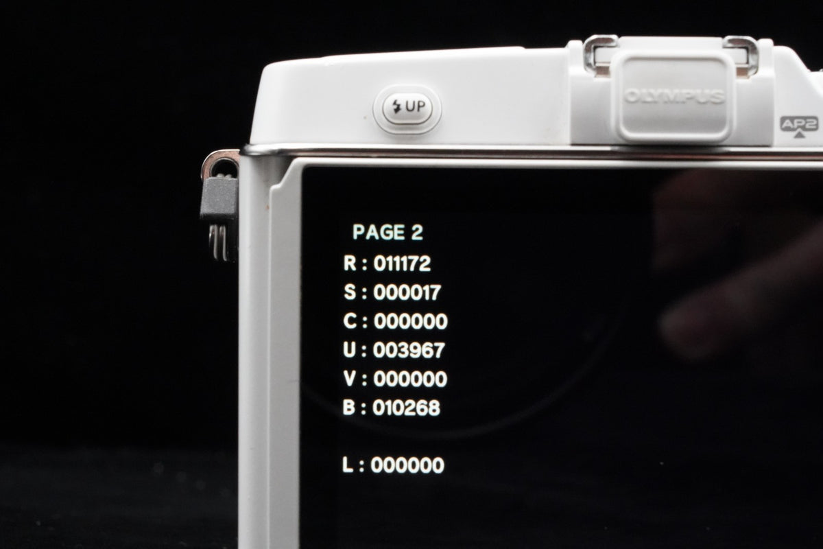Olympus PEN E-P5 White Body Wifi Digital Camera Japan US STOCK #9454