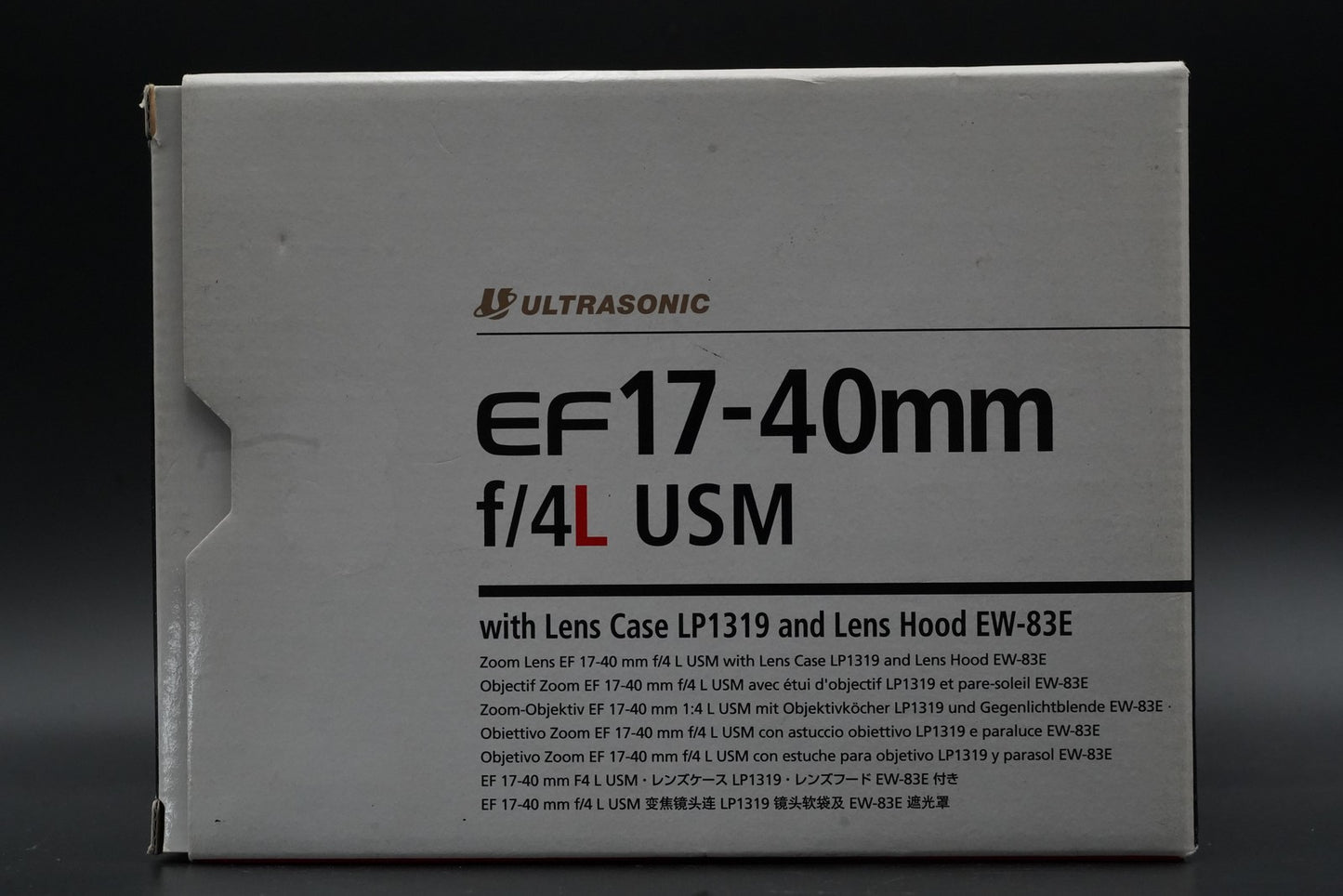 Canon EF 17-40mm f/4 L USM Wide Angle Lens US Duty Paid 10761