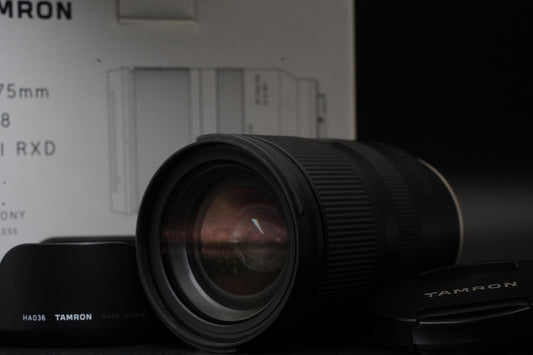 Tamron 28-75mm F/2.8 Di III RXD Lens for Sony E Mount US Duty Paid 10622