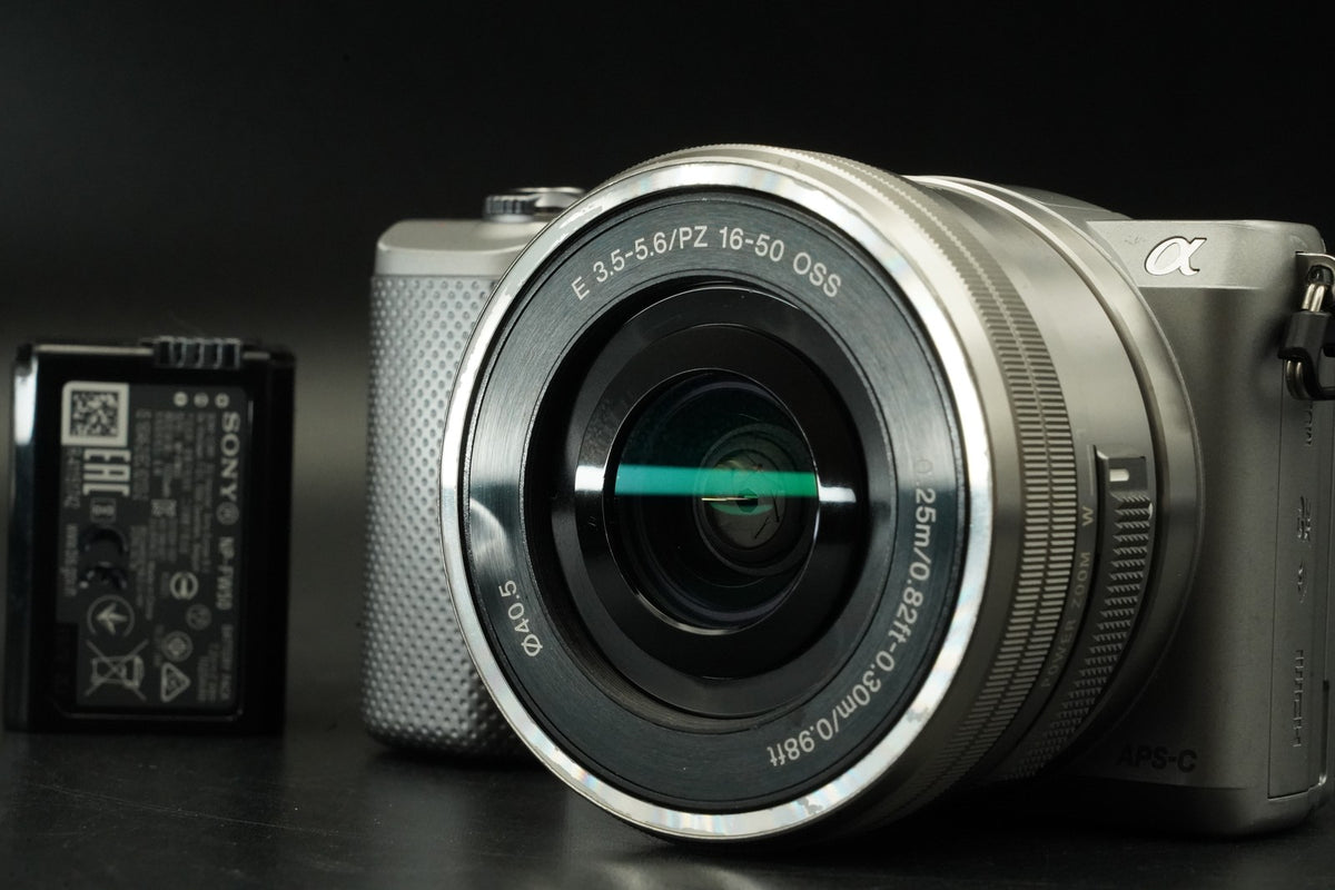Sony Alpha a5000 Mirrorless Digital Camera with Lens Silver US STOCK #12347