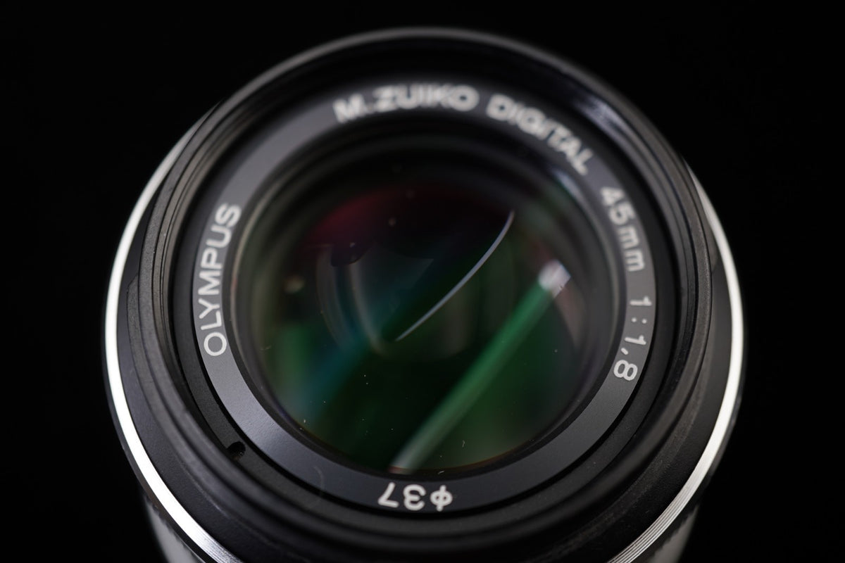 Olympus M.ZUIKO DIGITAL 45mm f/1.8 Lens Silver Japan US STOCK #11260