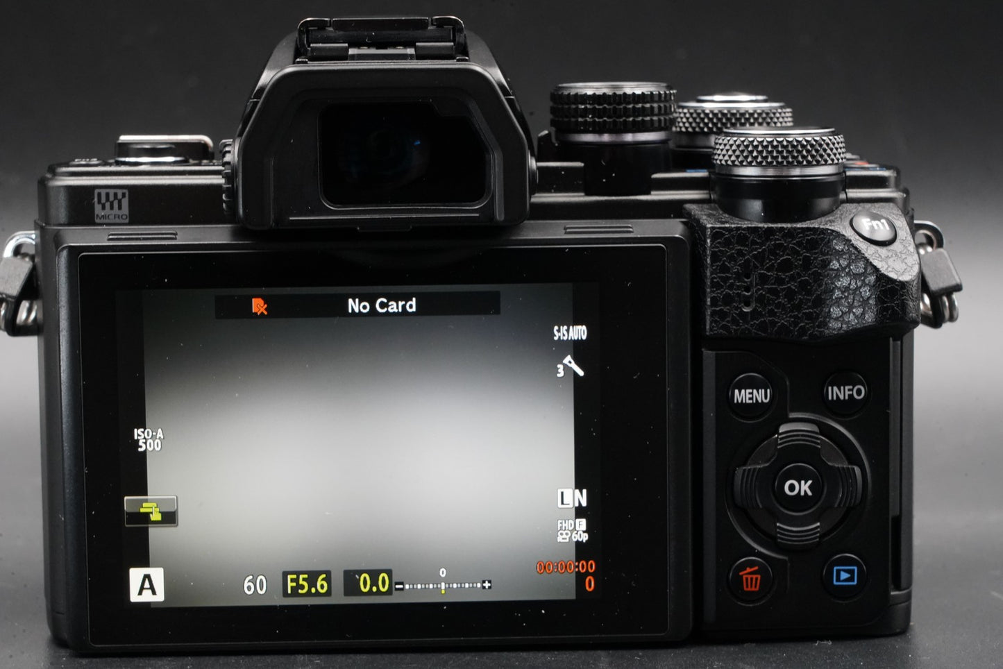 Olympus OM-D E-M10 Mark II 16.1MP Digital Camera Black w/ 2 Lens 10750